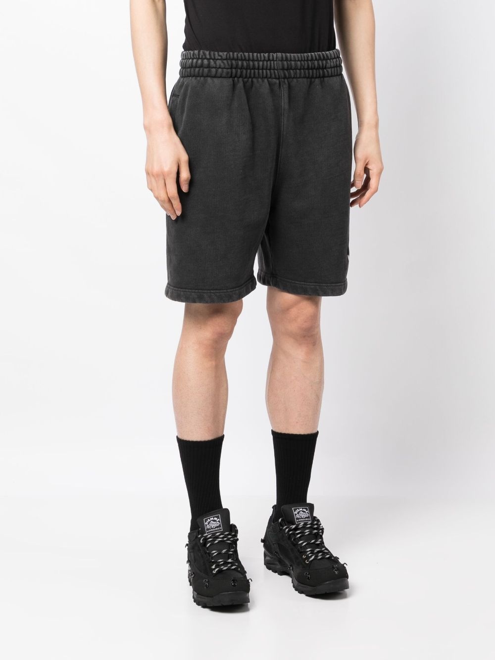 Community logo-print track shorts - 3