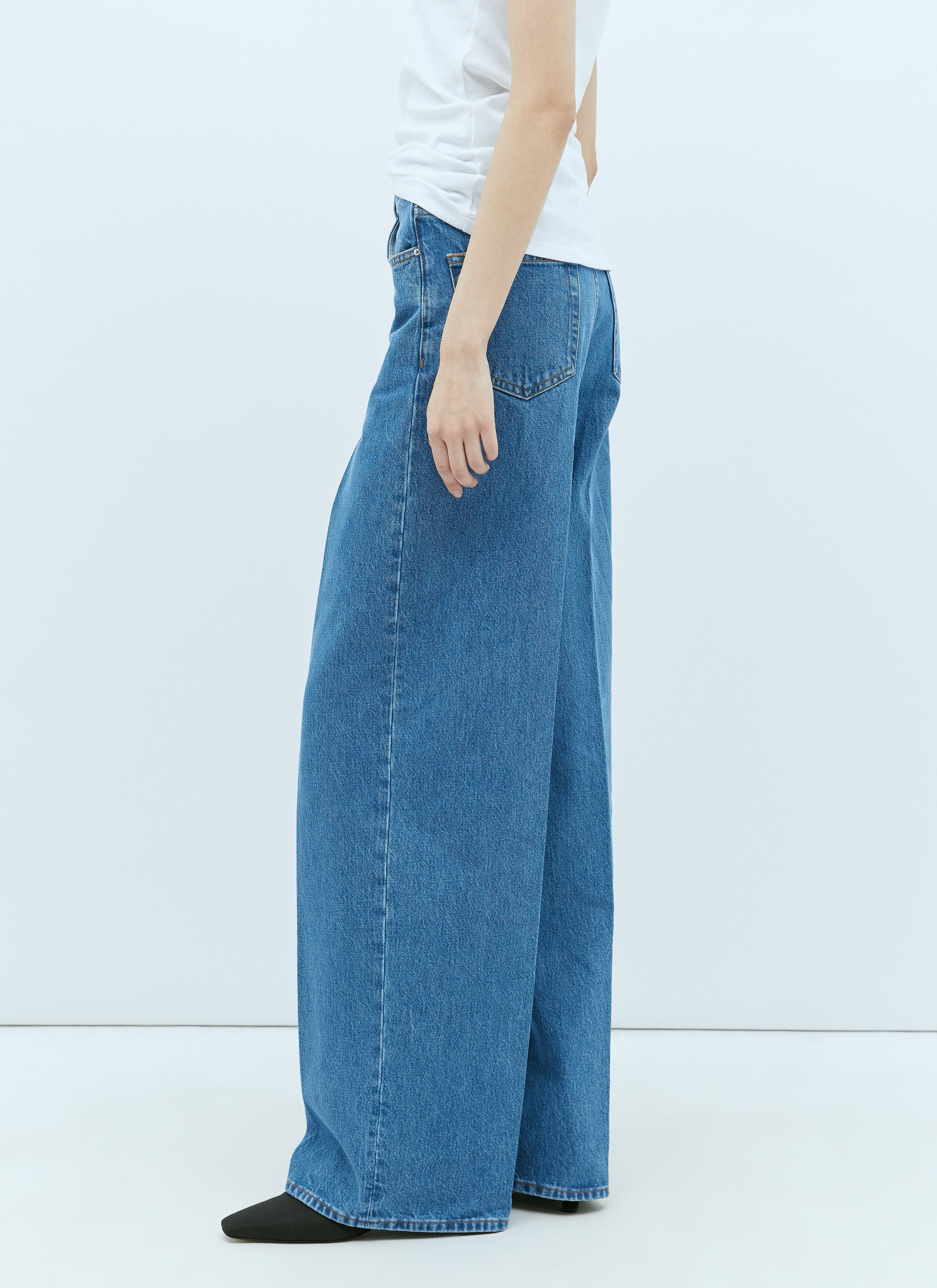 Toteme Women Wide Leg Denim - 4