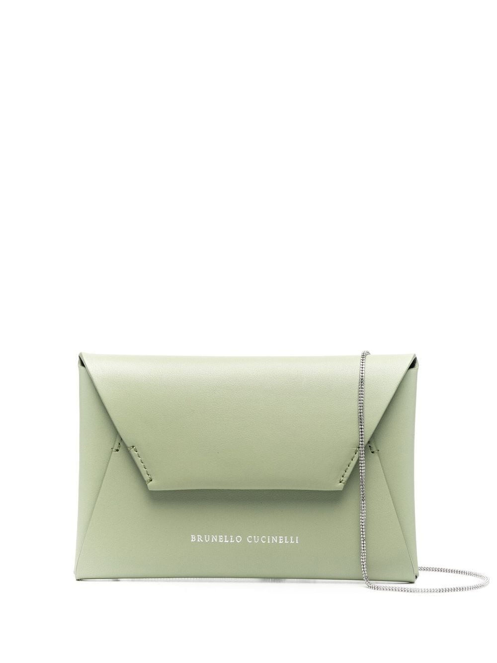 envelope leather crossbody bag - 1