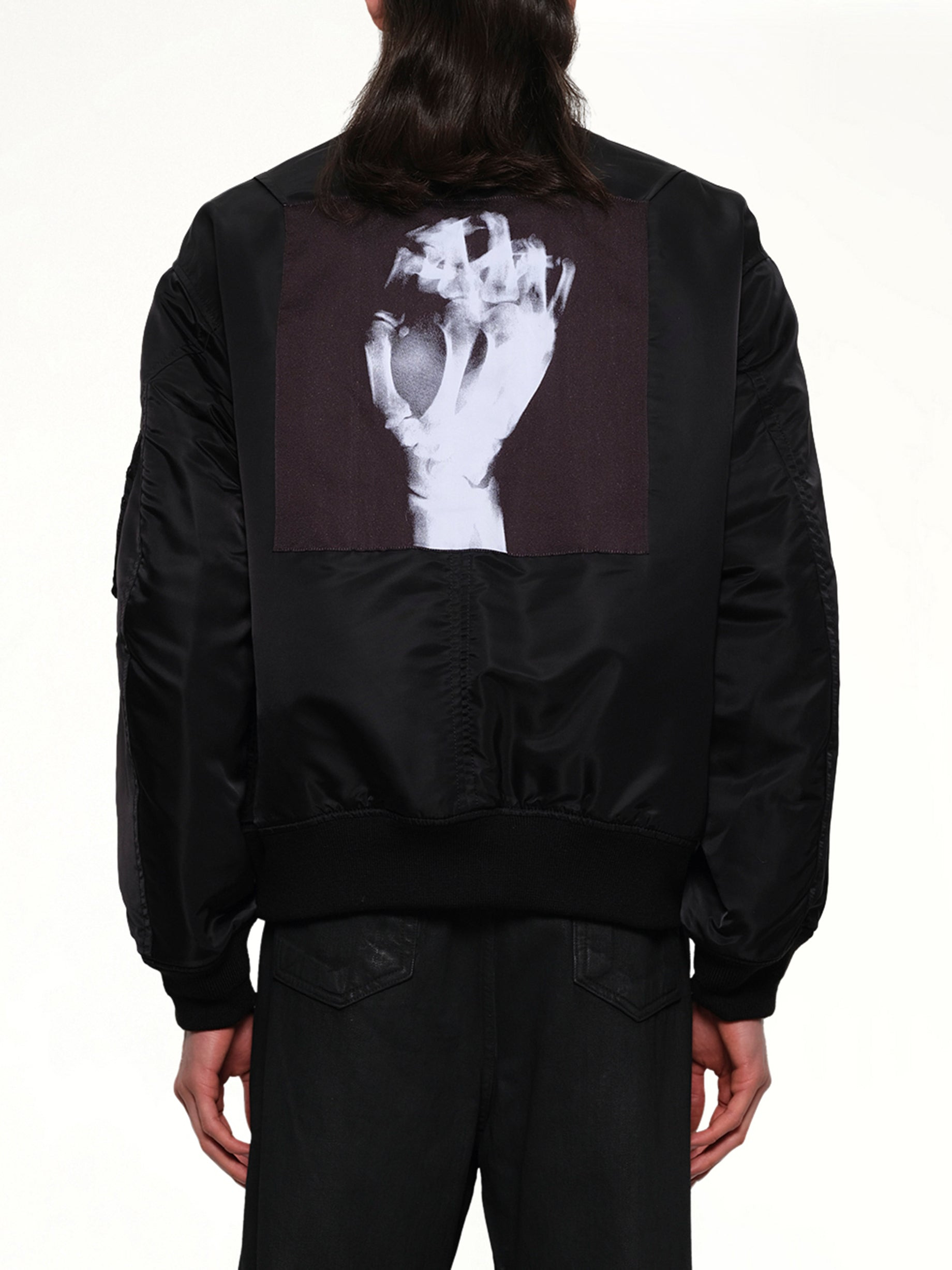 Faust Bomber Jacket in Black - 5