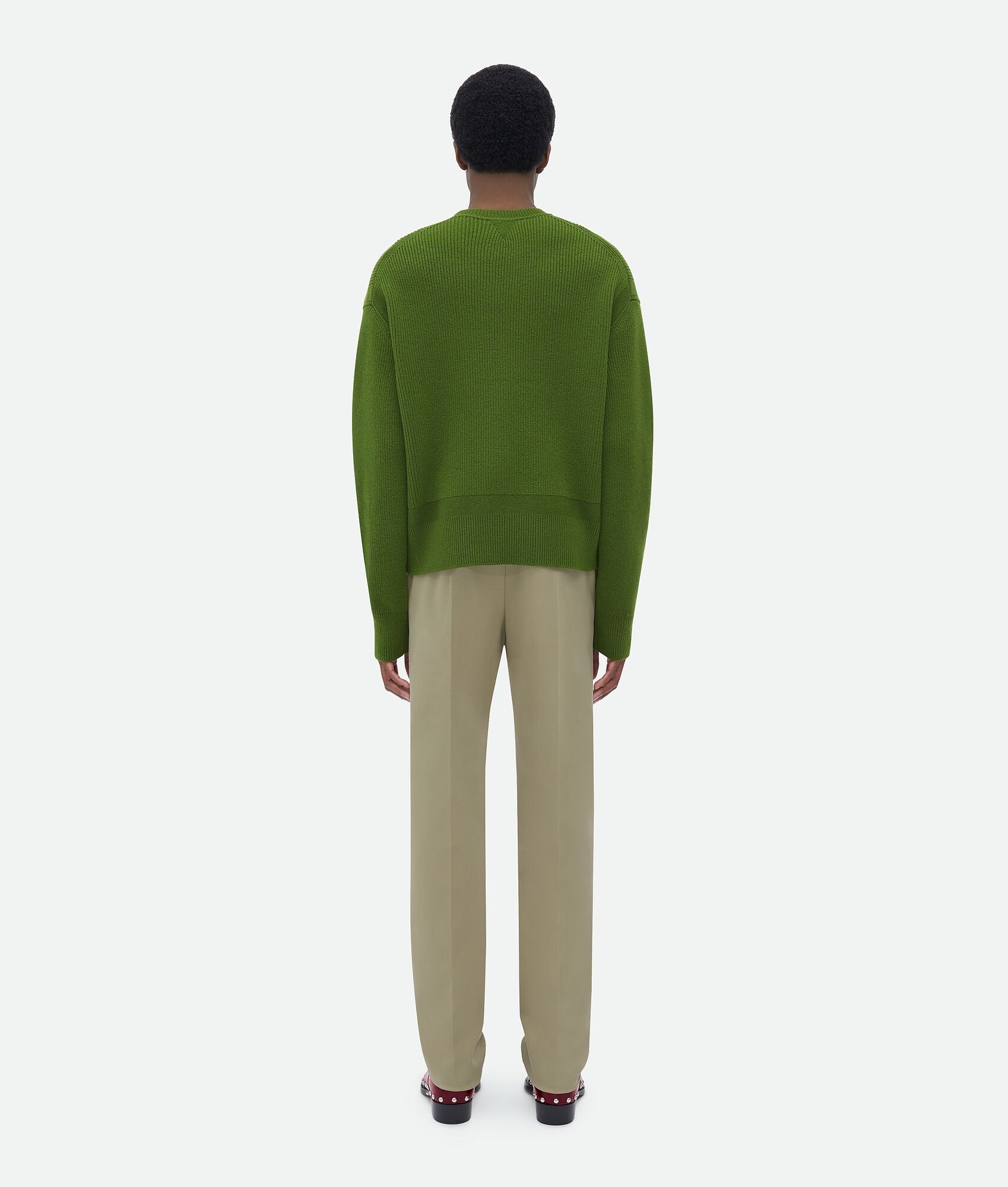 english rib cashmere jumper - 3