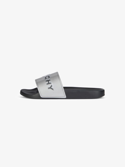 GIVENCHY PARIS SANDALS IN METALLIZED RUBBER - 5