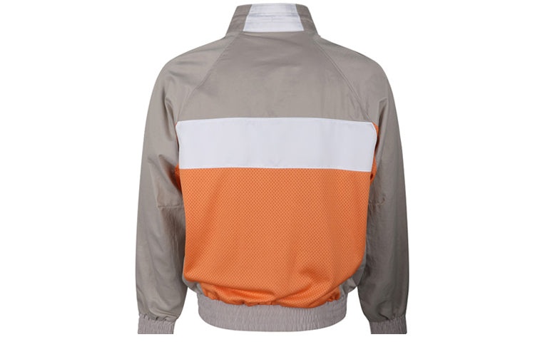 Air Jordan Stand-up Collar Casual Woven Sports Jacket - Orange AV1303-854 - 2