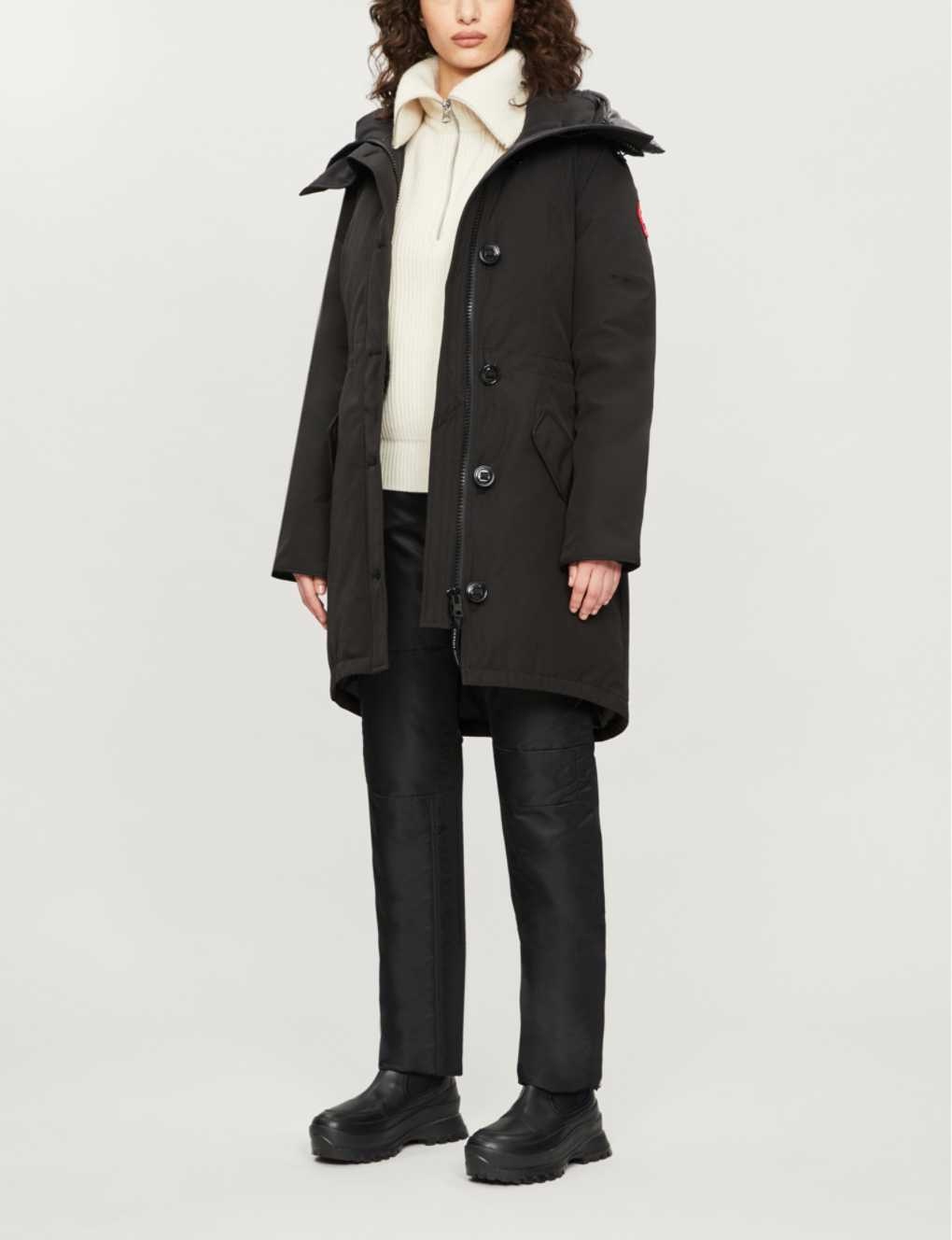 Rossclair shell parka coat - 3