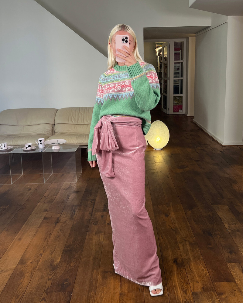 BERNADETTE Skirt Bernard Velvet outlook