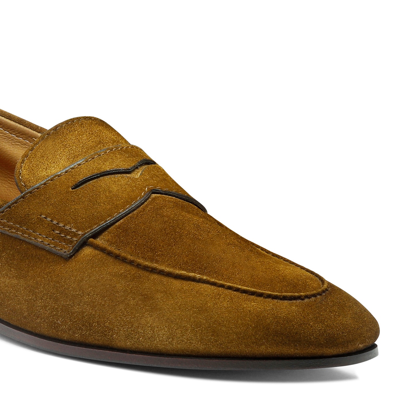 Men's green suede Carlo loafer - 6
