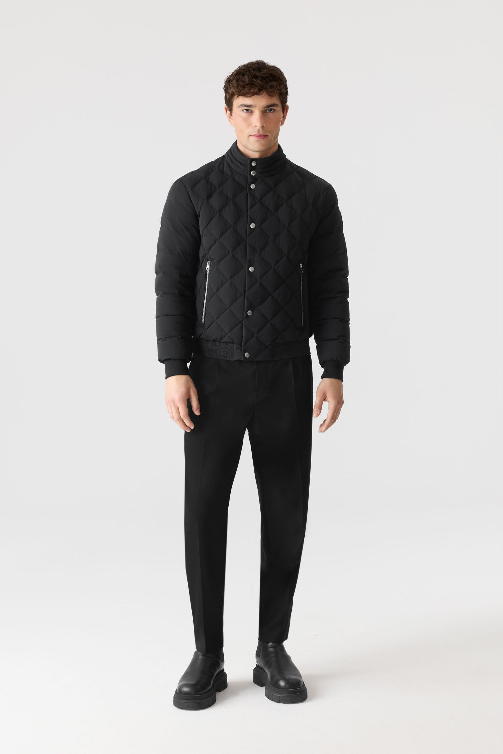 BODHI Down Quilted Blouson-Style Jacket - 2