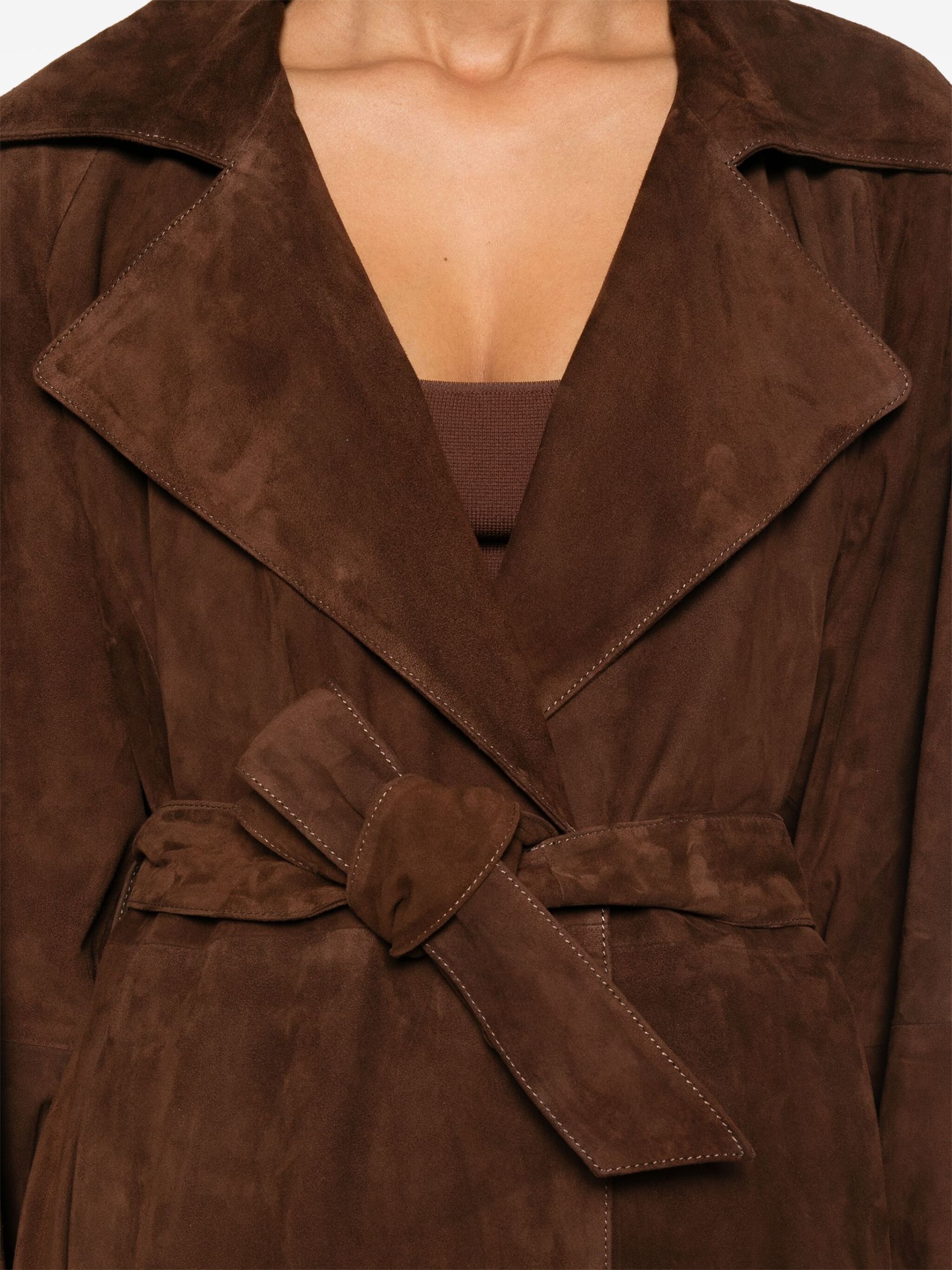 Belted Trench Coat - 5
