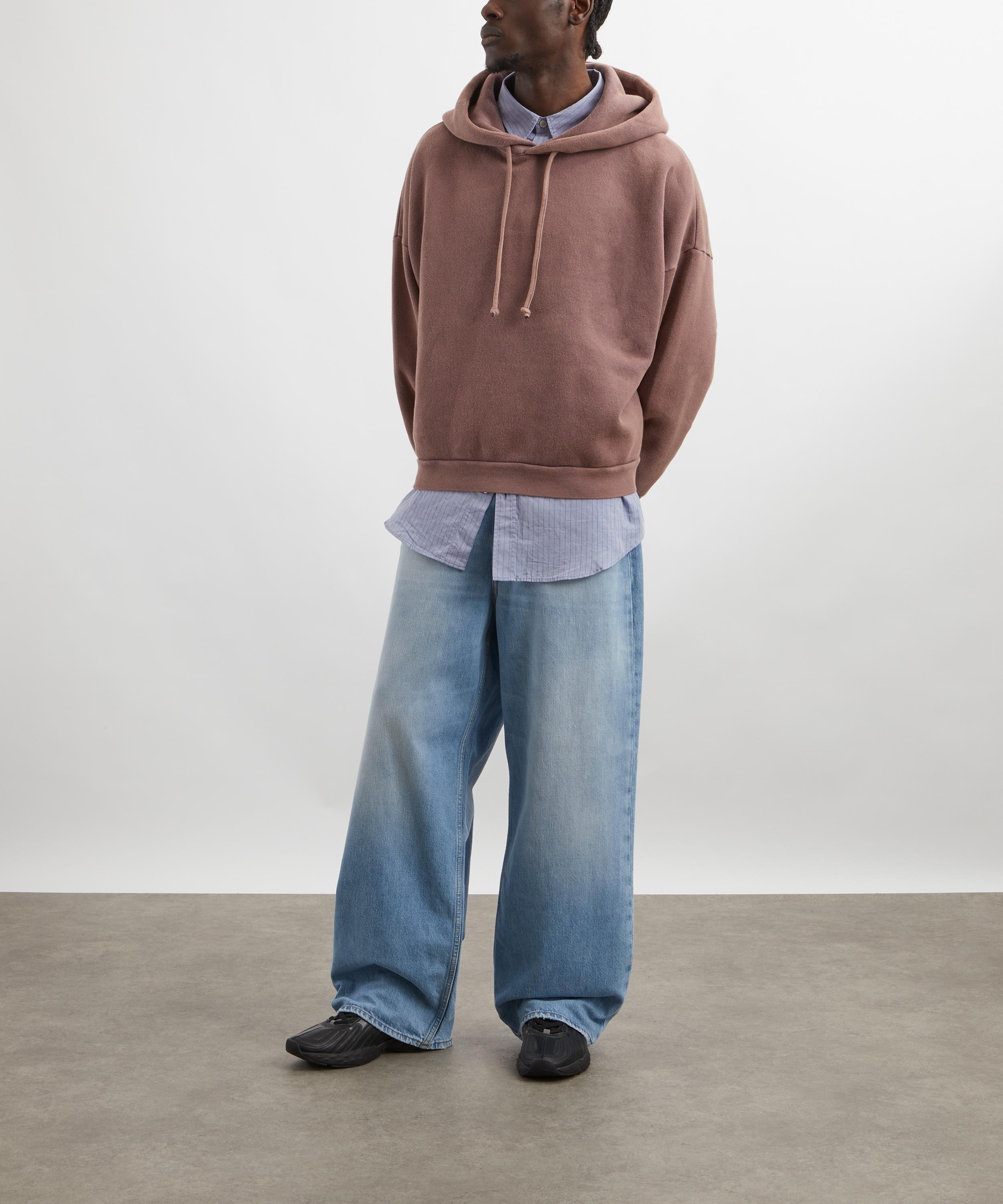 Acne Studios - Logo zipper jacket - Dusty white