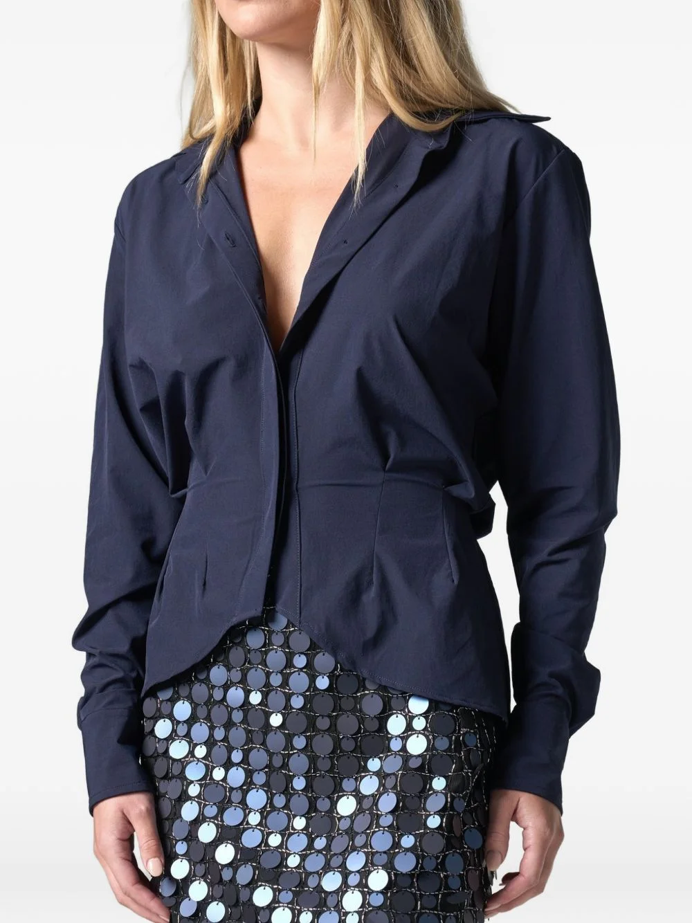 Ander gathered-detail shirt - 1