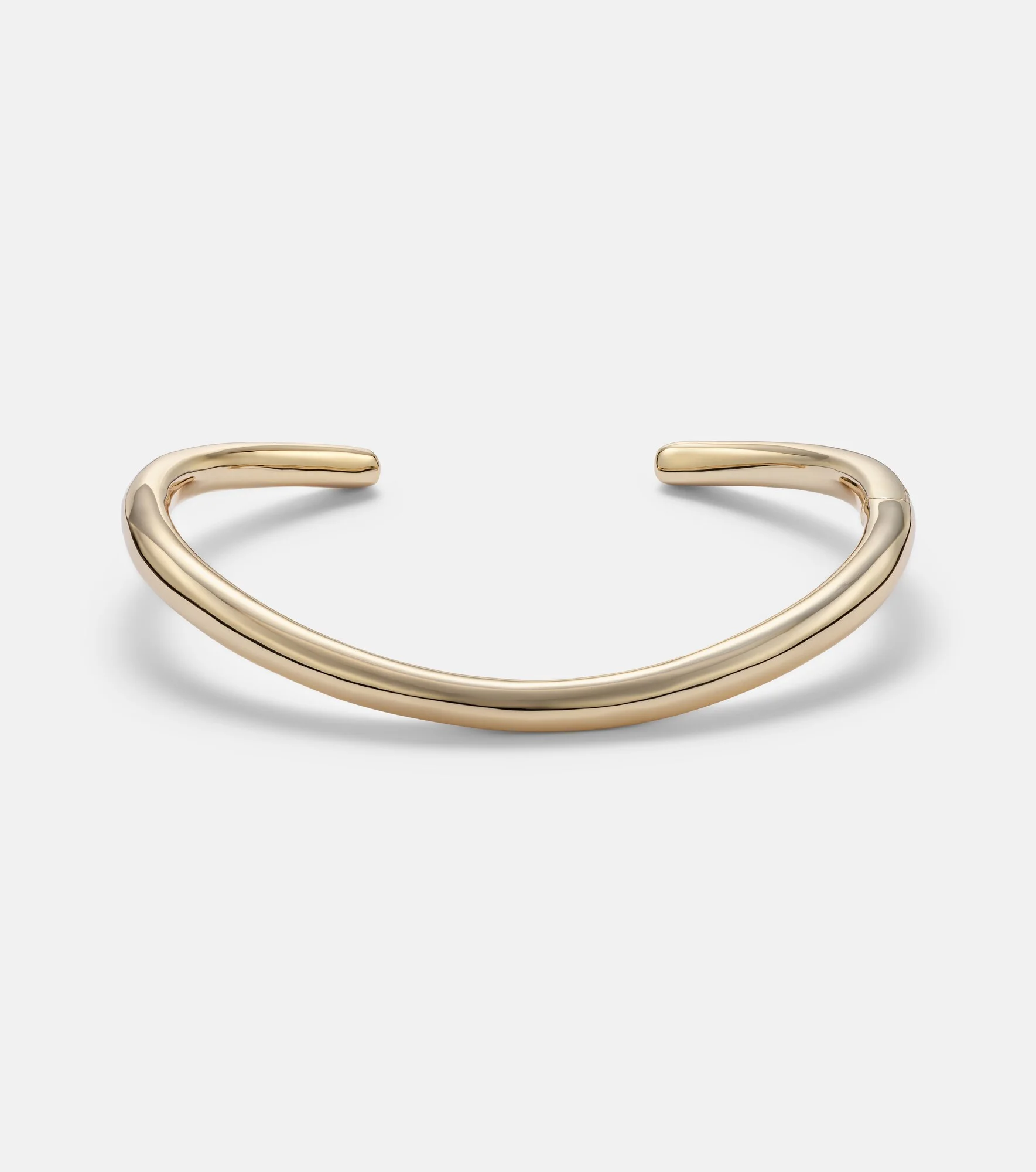 14kt gold-plated choker - 1