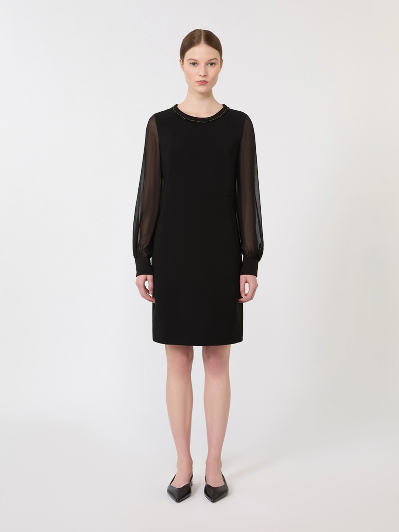 VOLTO Cady cocktail dress - BLACK 3