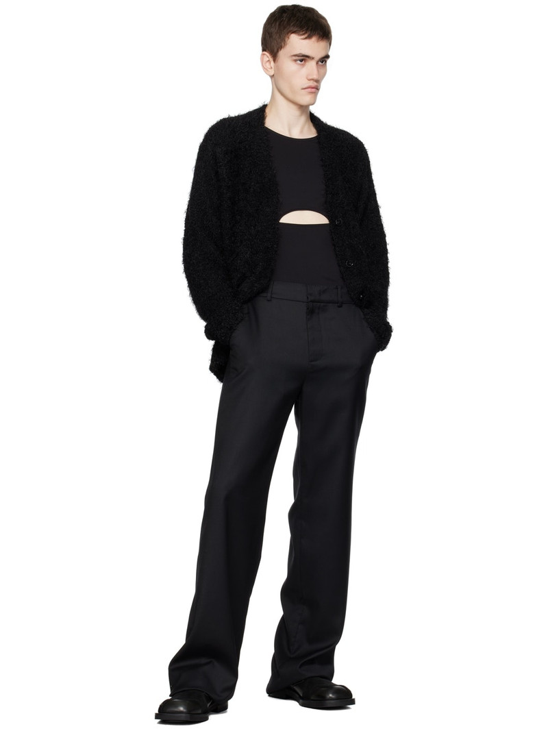 lesugiatelier Black Cutout Long Sleeve T-Shirt outlook