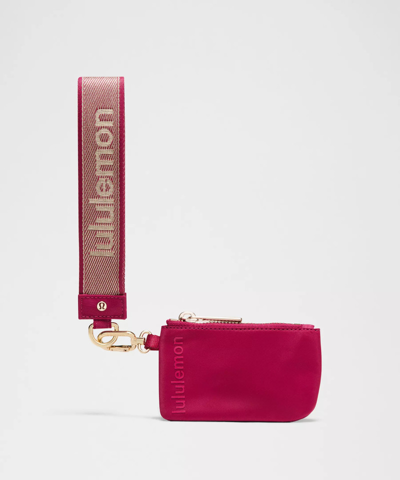Dual Pouch Wristlet *Metallic Wordmark 3
