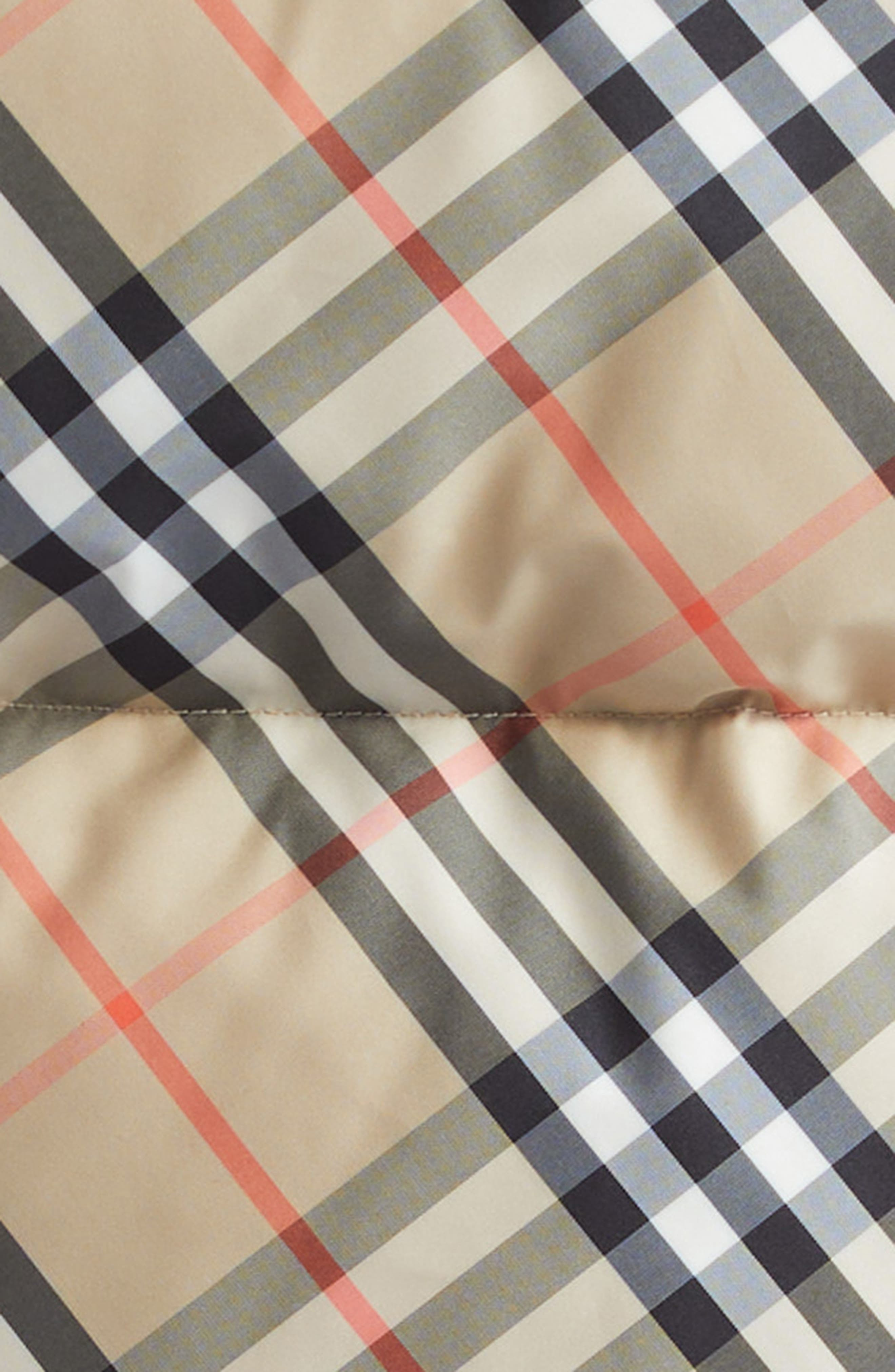 burberry Ambleside Check Quilted Down Puffer Jacket in Sand Ip Check at Nordstrom - 5
