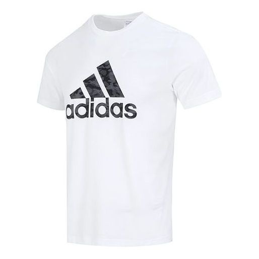 adidas Camo Short Sleeve Tee 'White' HA7212 - 1