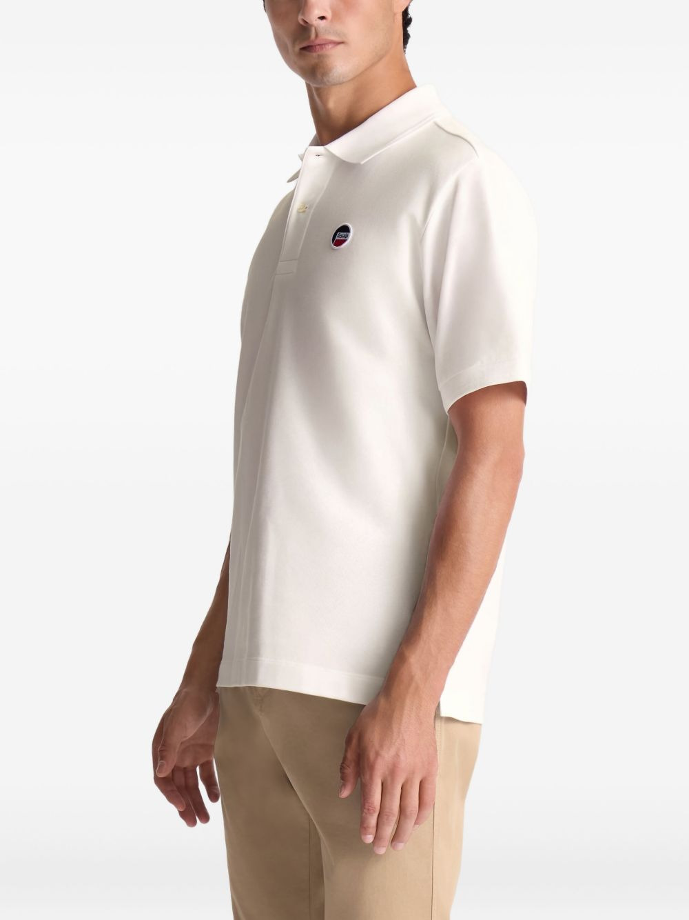 pique cotton polo shirt - 4