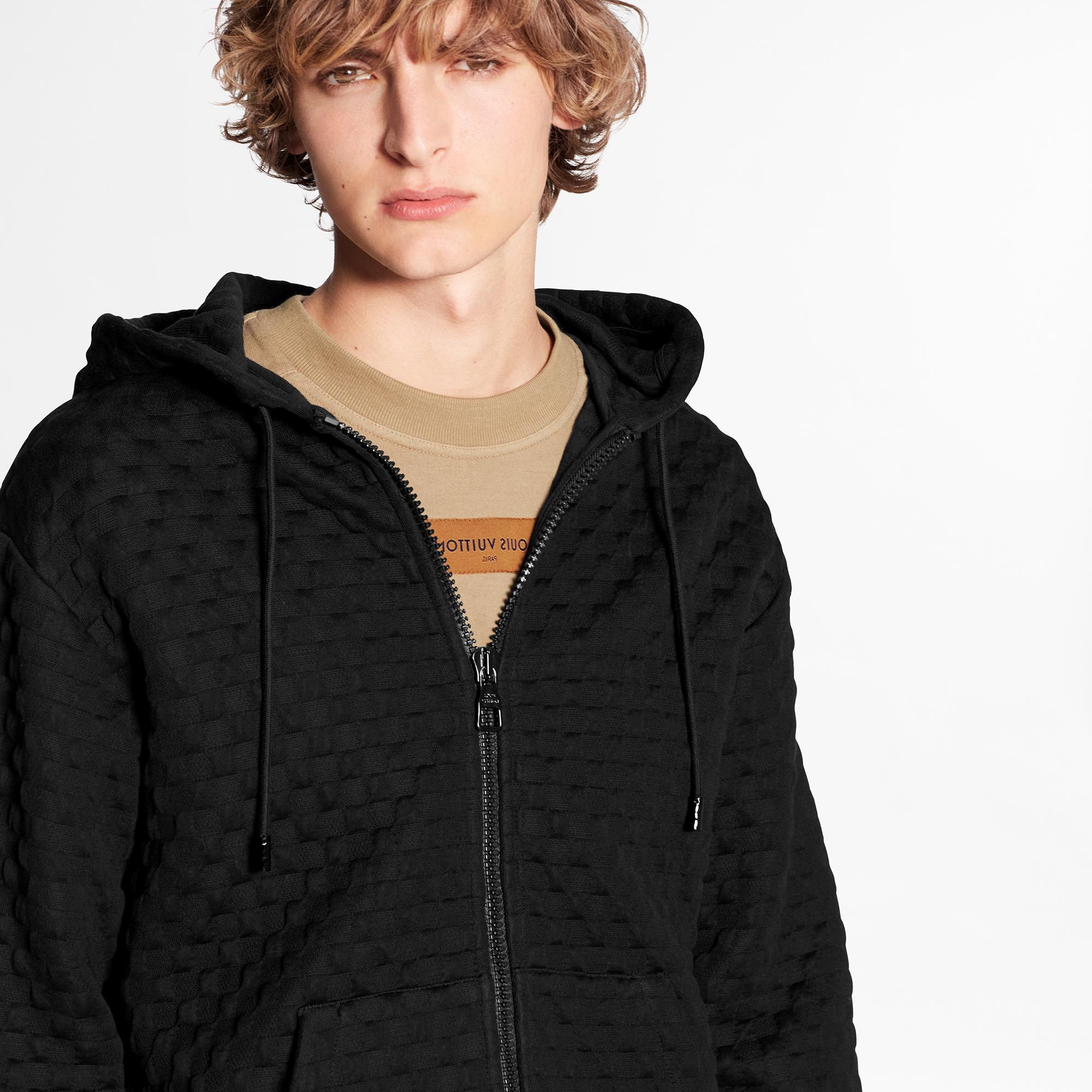 LVSE Damier Zip-Through Hoodie - 5