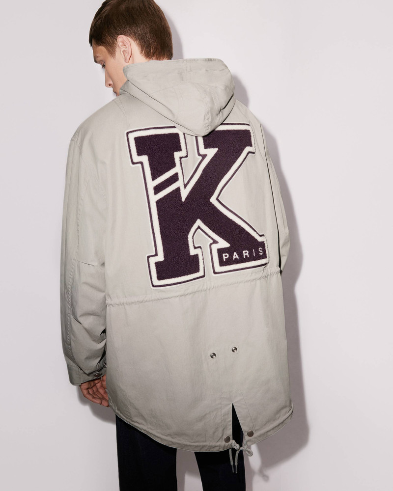 'Varsity' mid-length parka 5