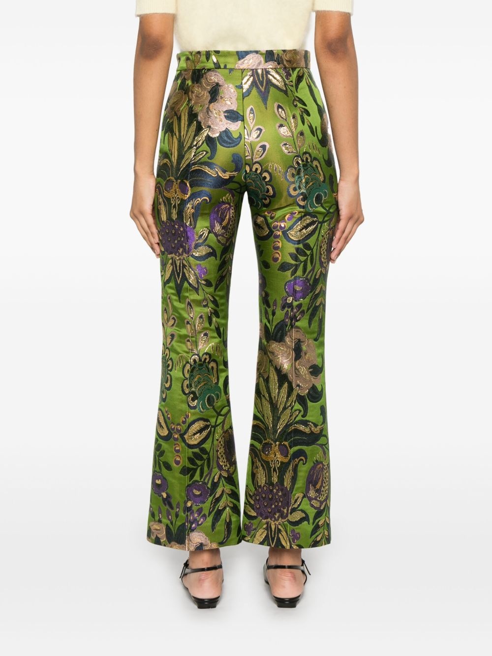 jacquard trousers - 4