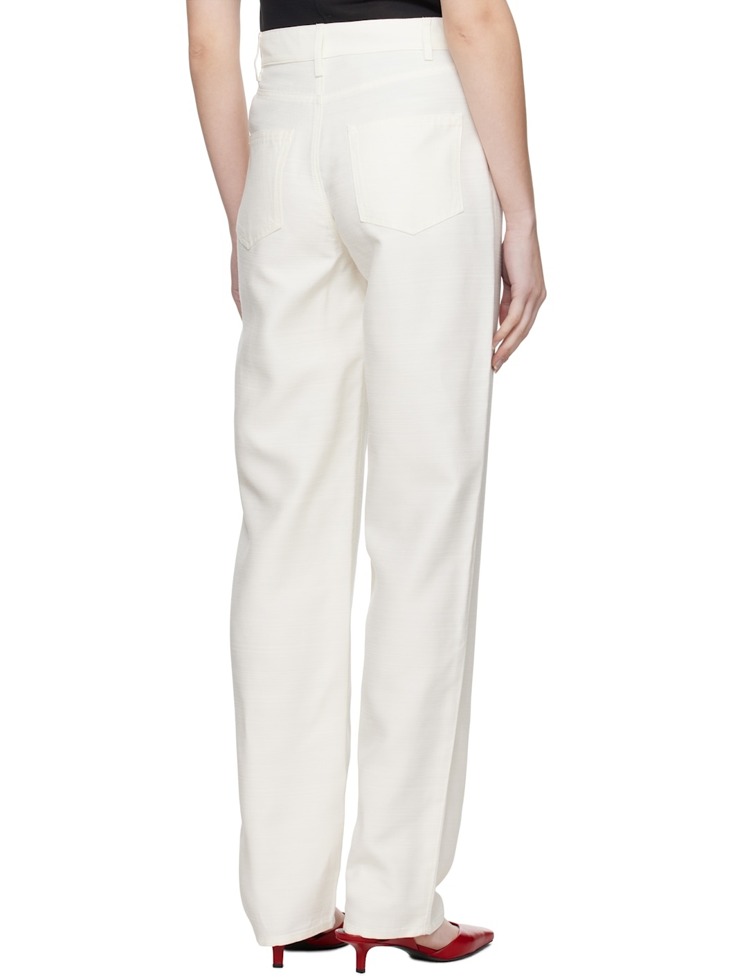 White Ardea Trousers - 3