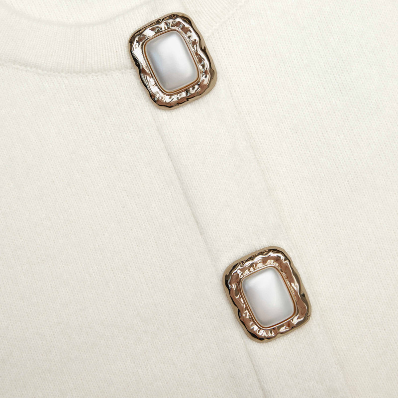 Cream Wool Cardigan 5