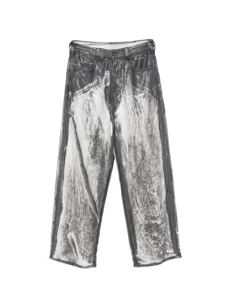 1997 D-Enim-M logo-patch trousers 1