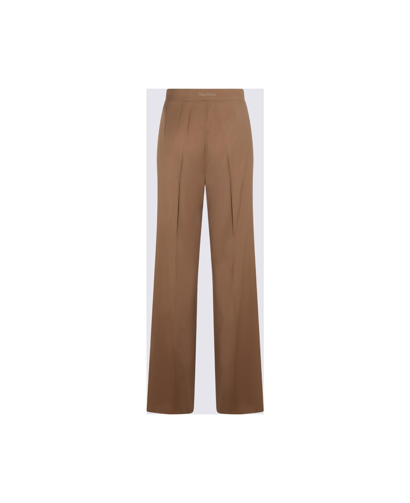 Max Mara Brown Wool Pants outlook