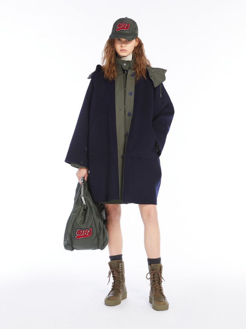 WEEKEND Max Mara CHICCA Wool and water-repellent canvas parka outlook