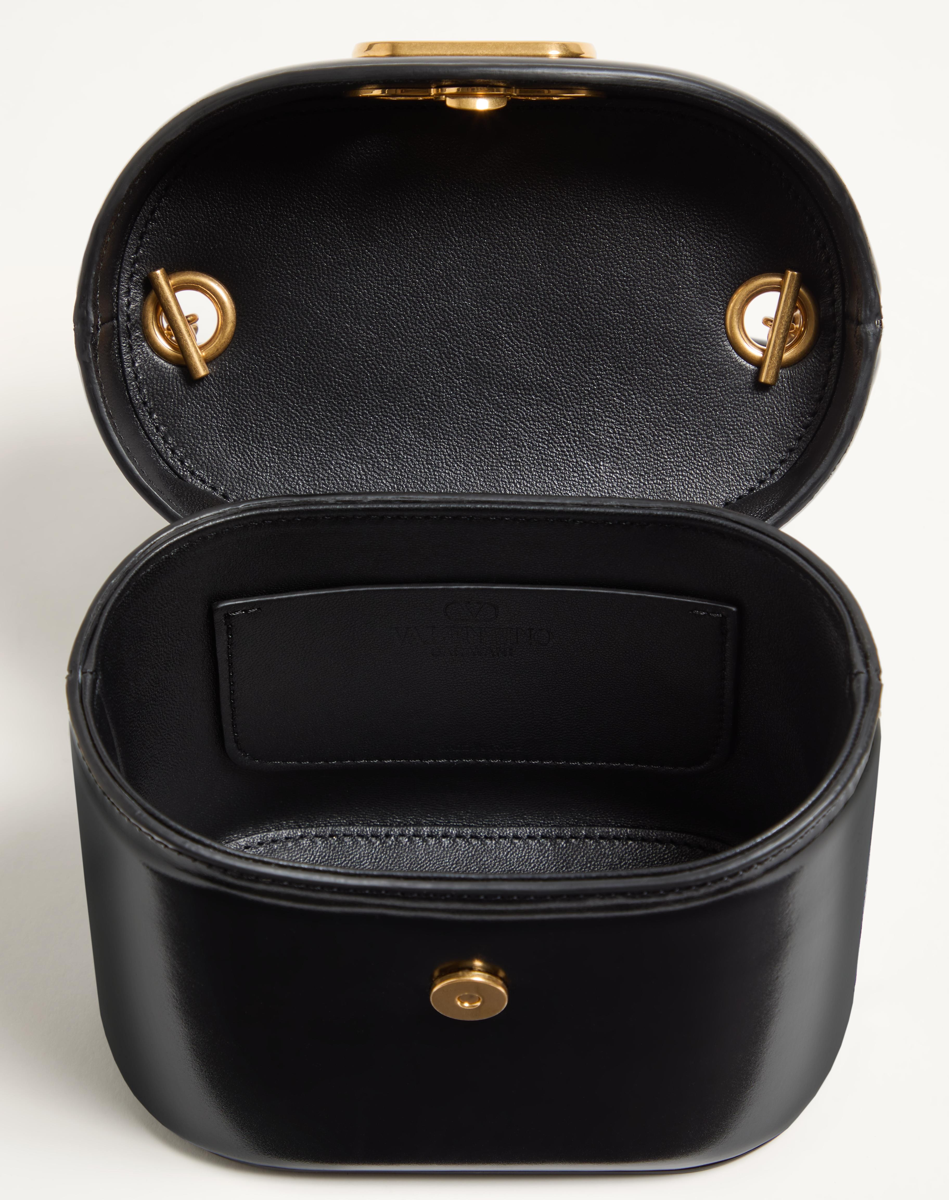 VALENTINO GARAVANI VAIN VANITY BAG IN SHINY CALFSKIN - 6