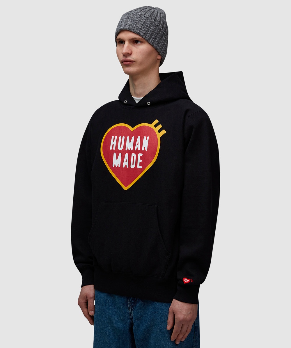 n*i様 HUMAN MADE HEART SWEATSHIRT Grey Louis Vuitton x Nigo