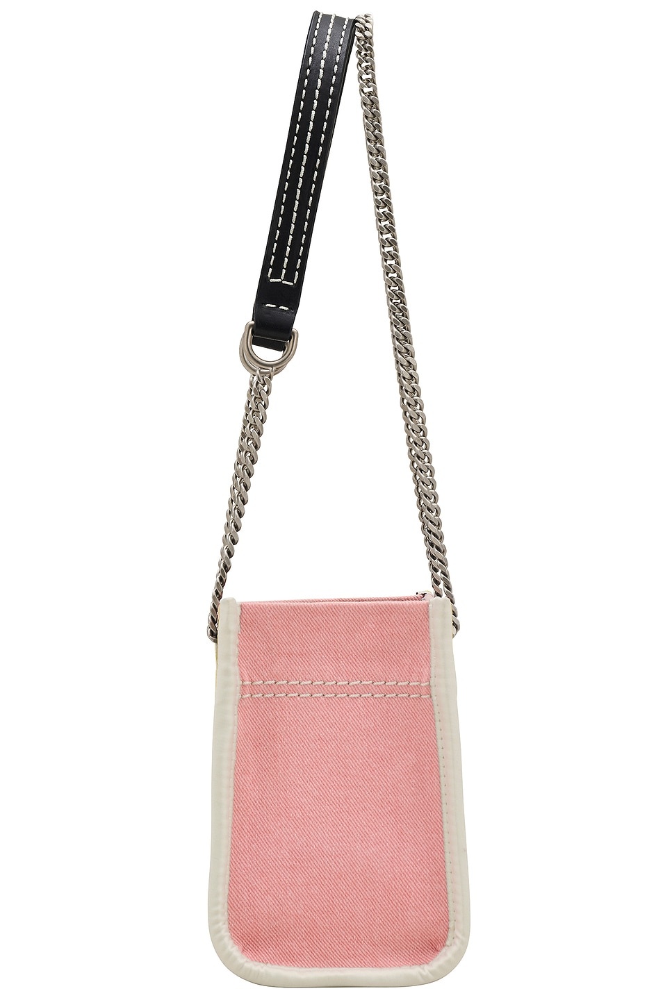 The Denim Chain Crossbody Tote Bag - 3