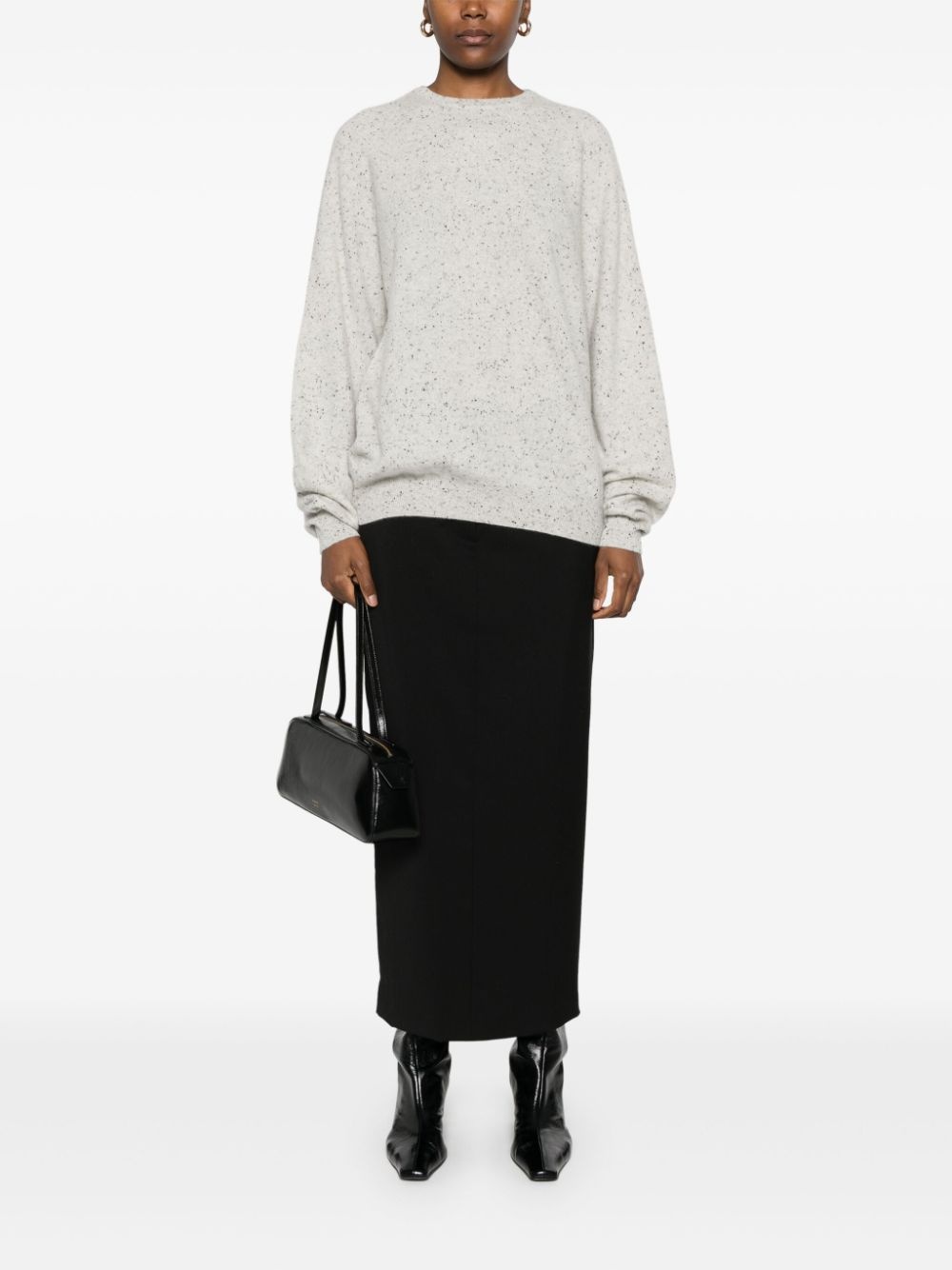 speckle-knit sweater - 2