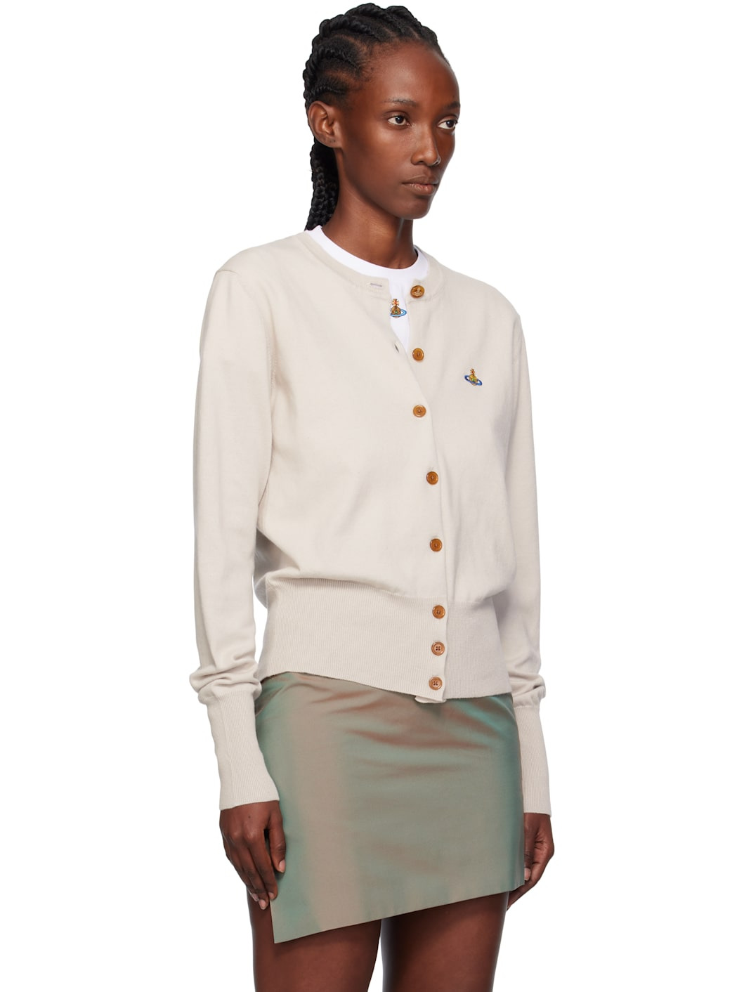 Taupe Bea Cardigan - 2