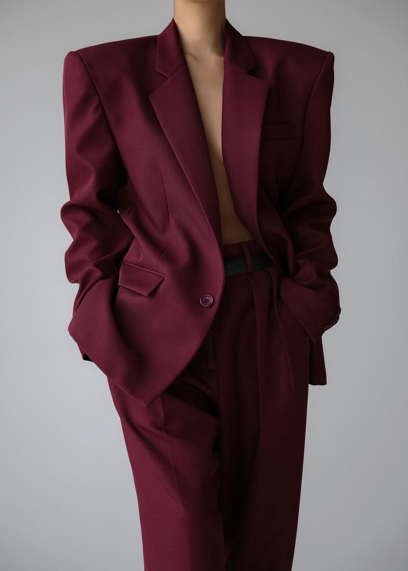 Jun Blazer - Burgundy 14