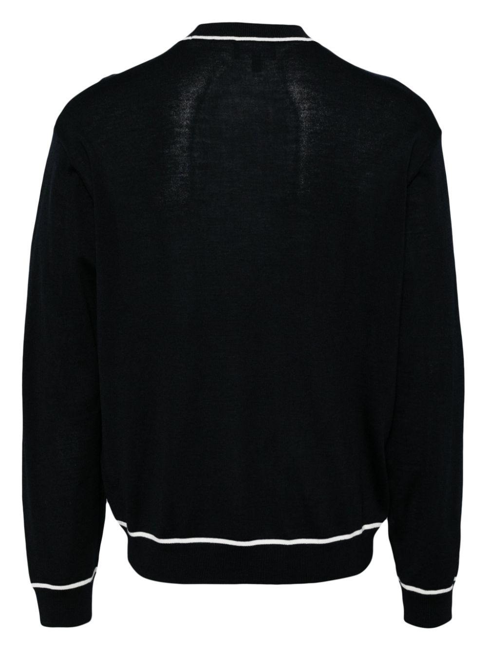 logo-jacquard sweater - 2