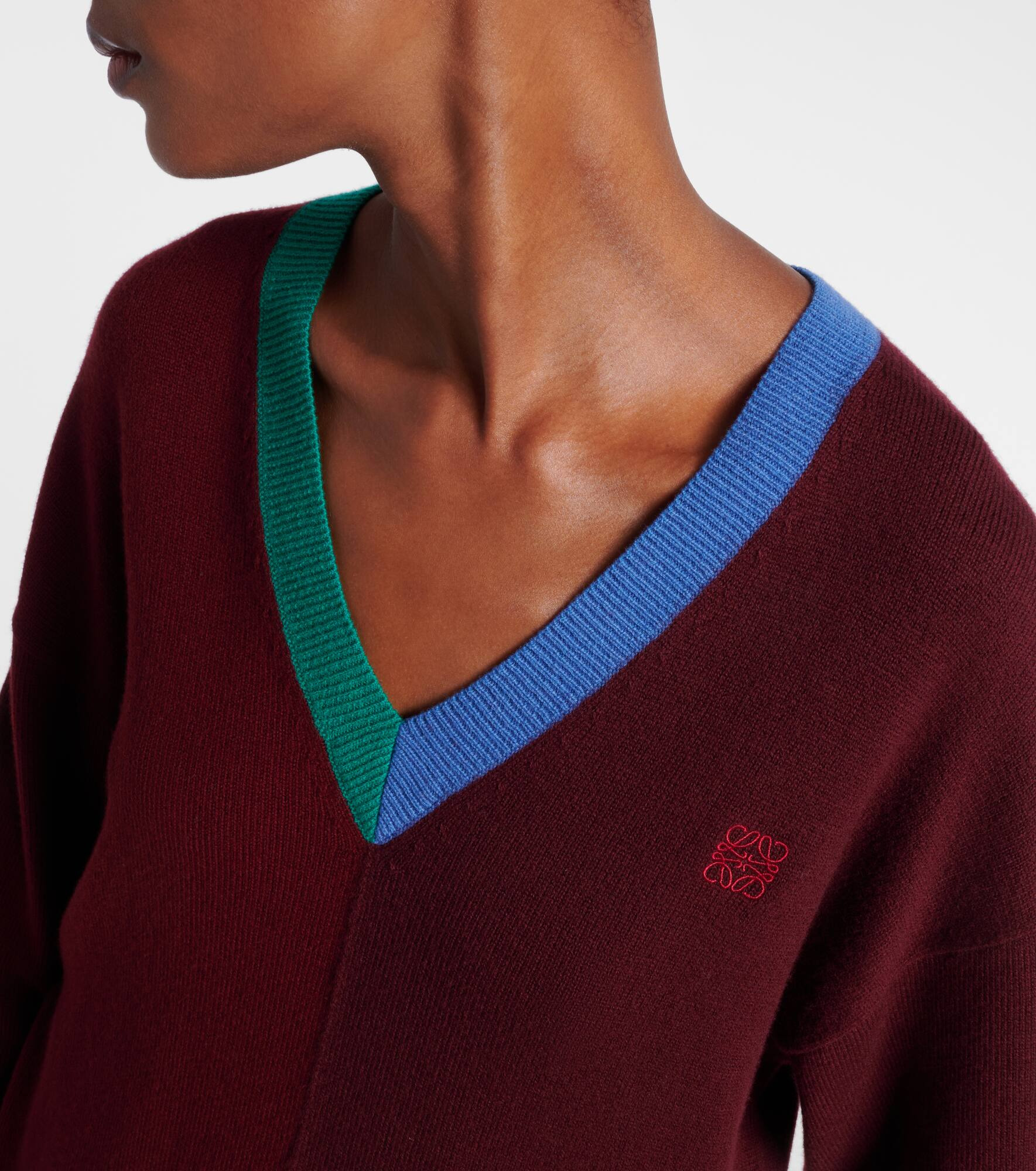 Anagram asymmetric wool-blend sweater - 4
