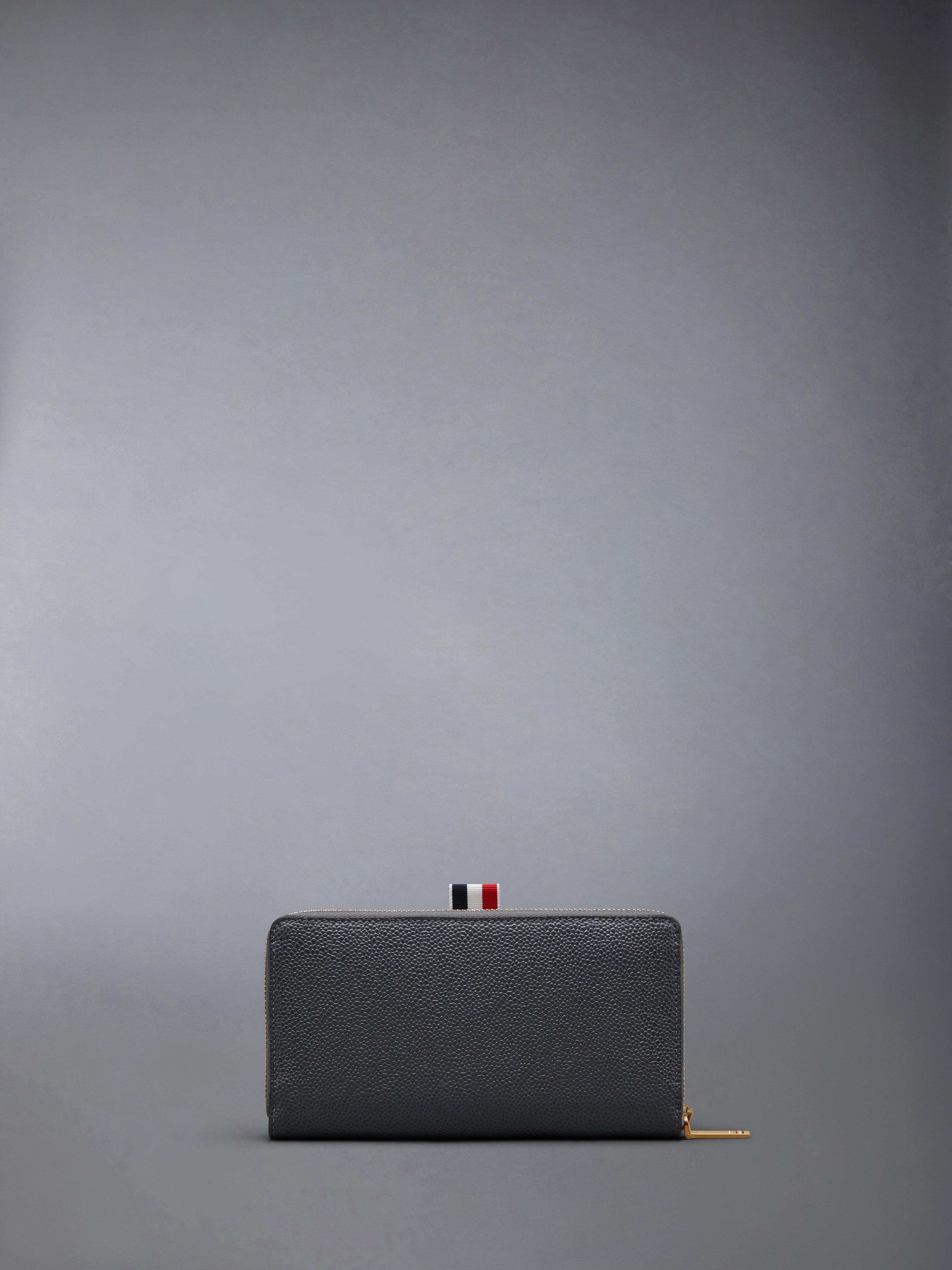 PEBBLE GRAIN SLIM LONG ZIPAROUND PURSE - 2