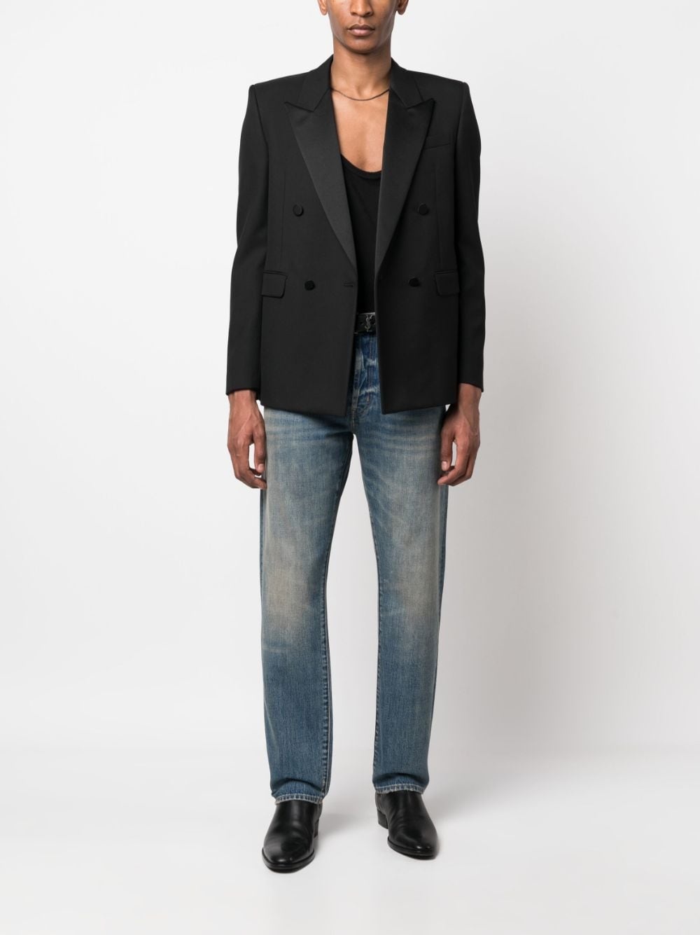 mid-rise straight-leg jeans - 2