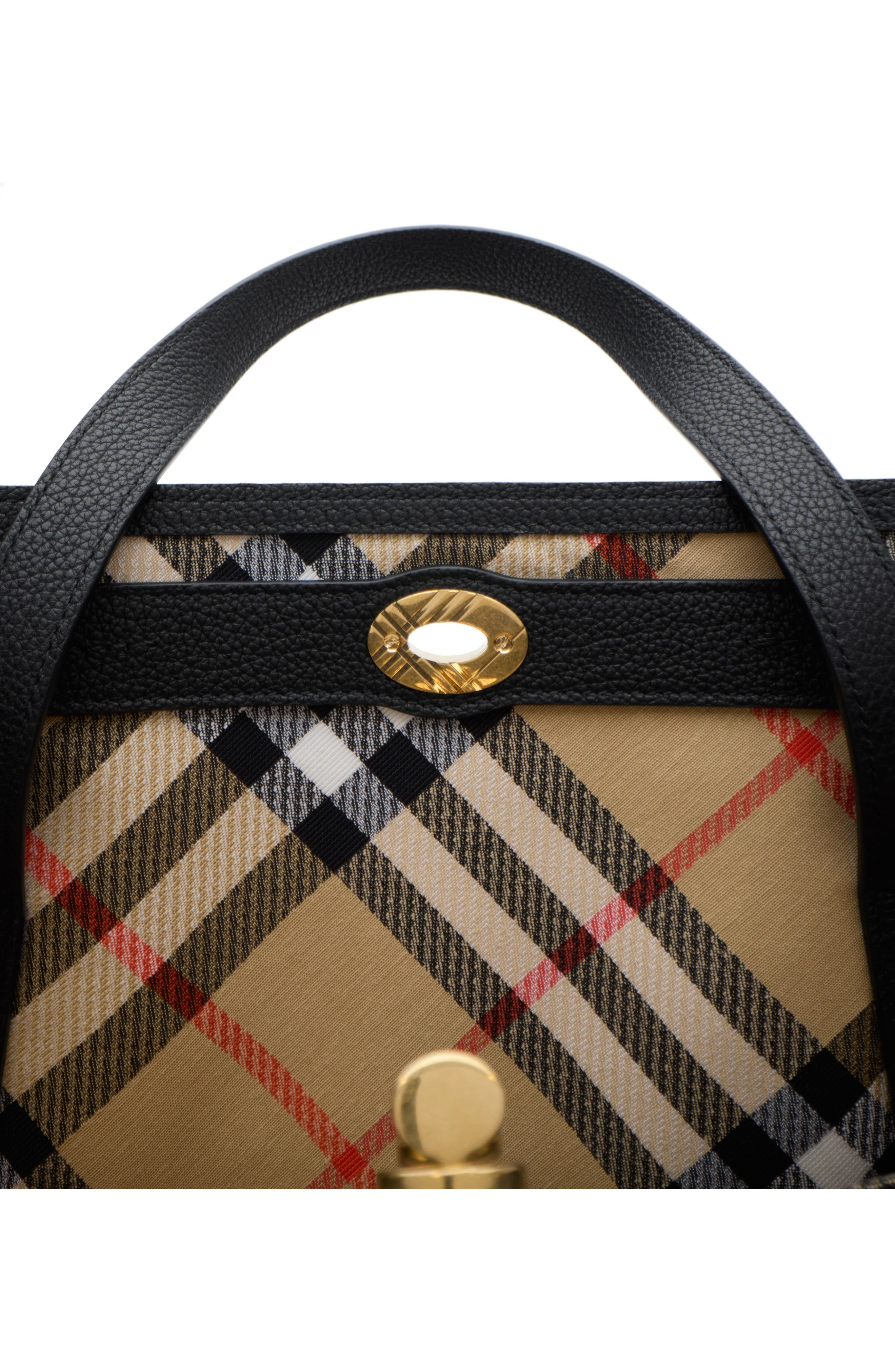 burberry Medium Cotswolds Leather Tote in Black at Nordstrom - 7