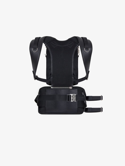 VENTURE MODULAR BACKPACK IN NYLON AND LEATHER - 4