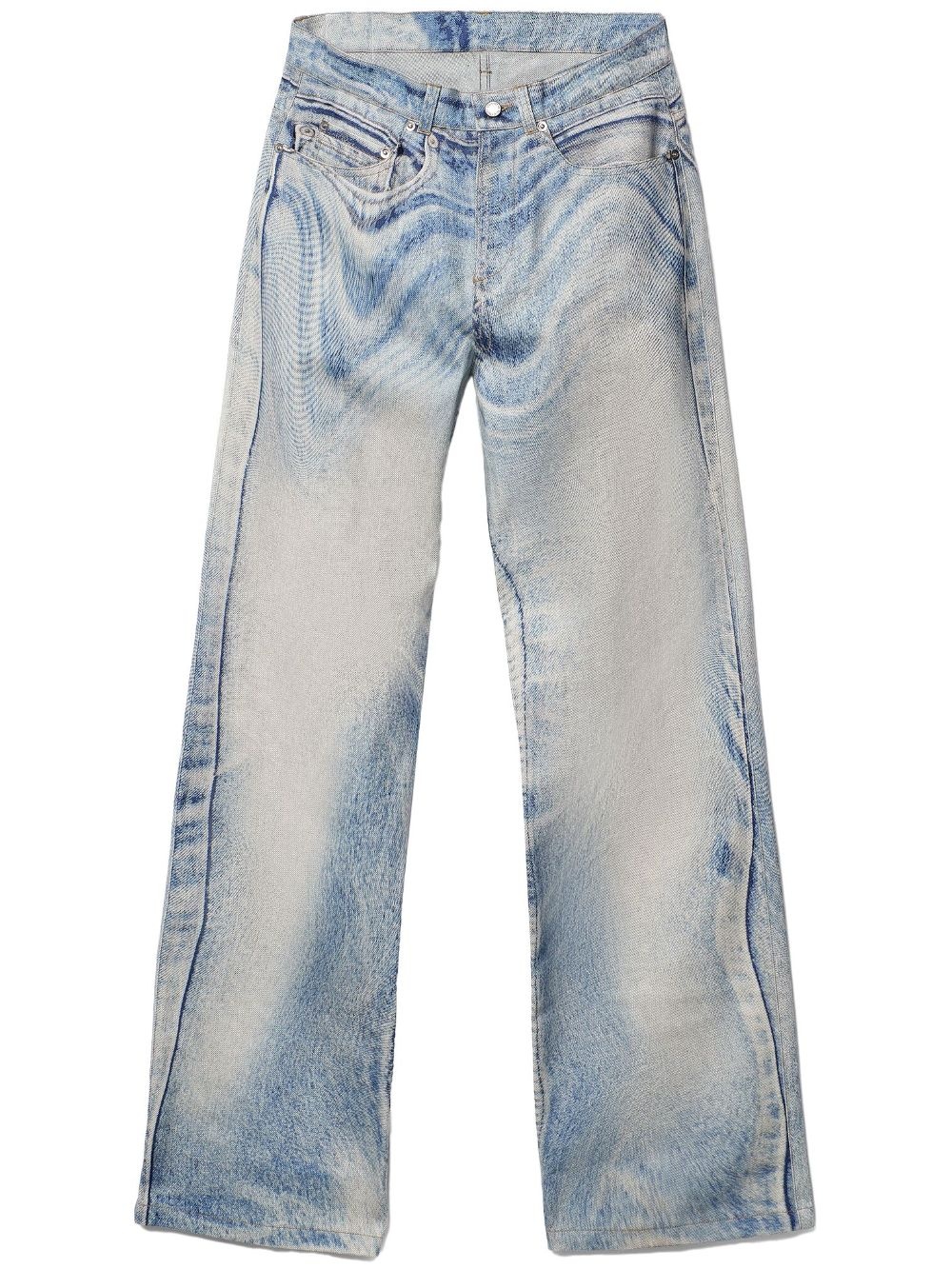 abstract-pattern jeans - 1