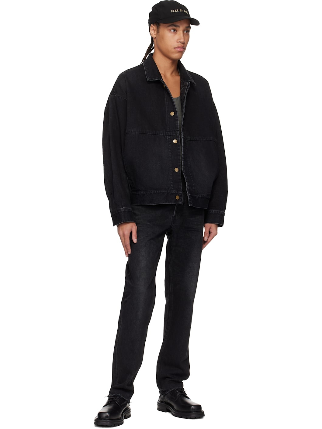 Black Classic 5 Pocket Jeans - 4