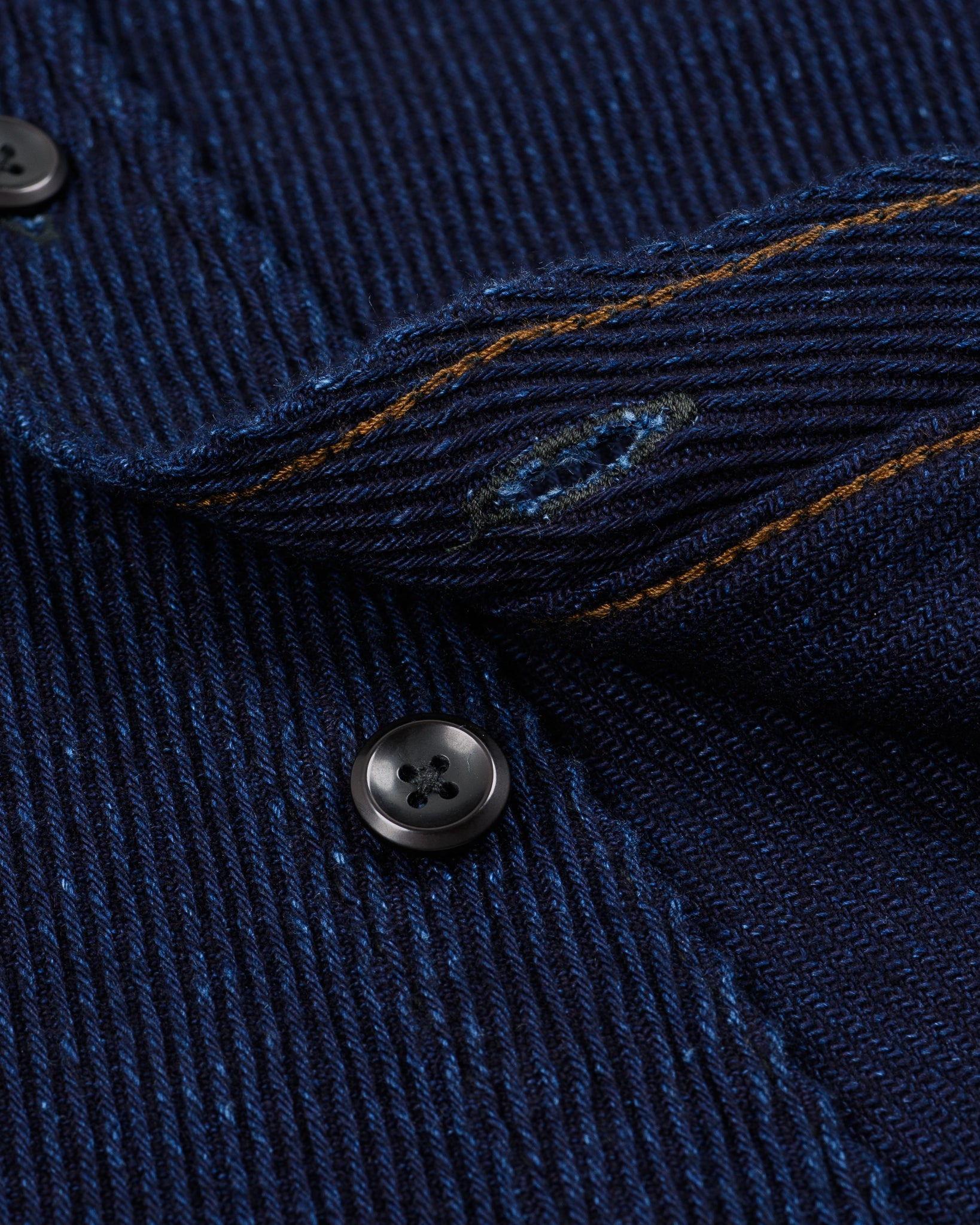 IHSH-288-IND 14oz Kersey Work Shirt - Indigo - 12