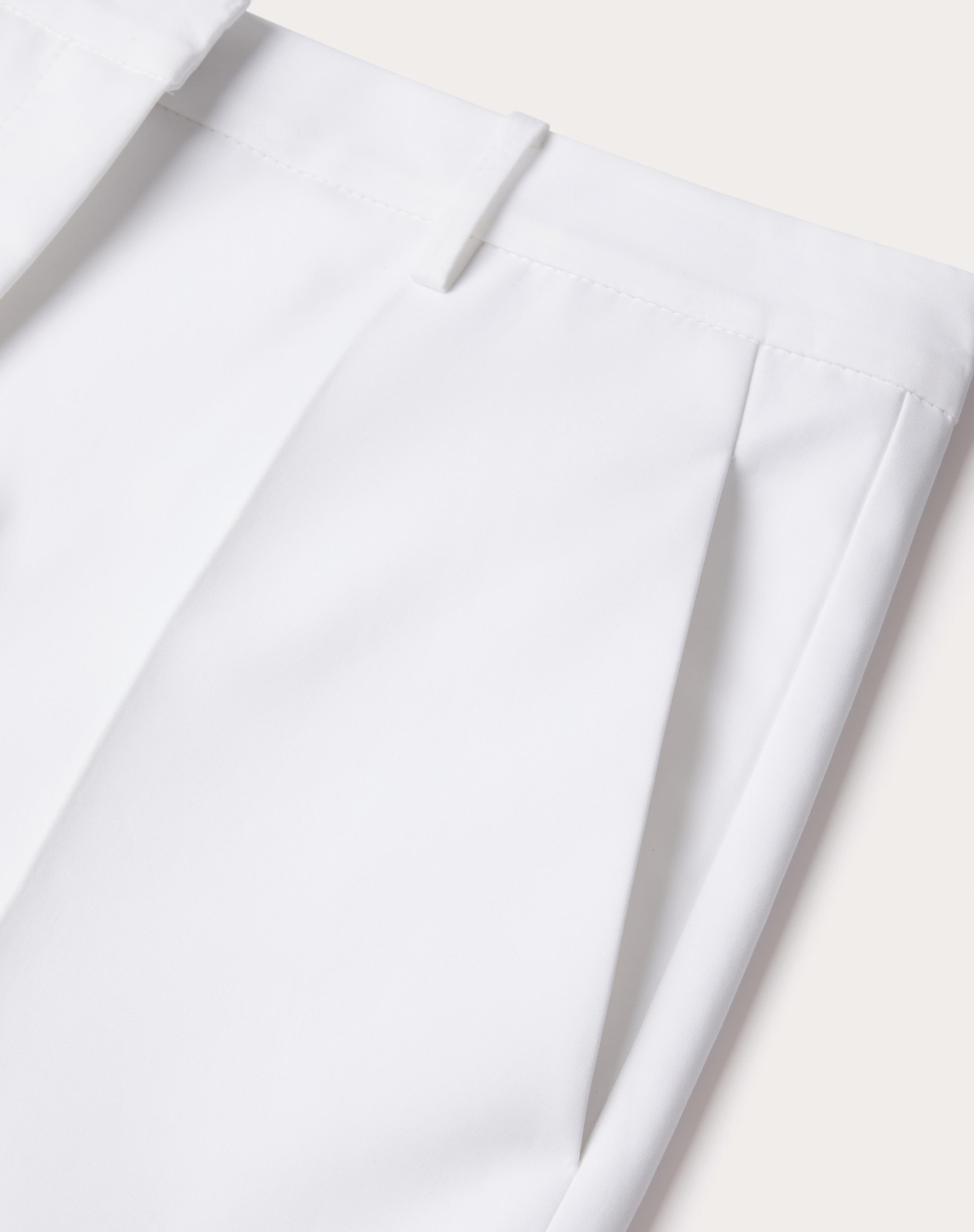 COMPACT POPELINE PANTS - 3