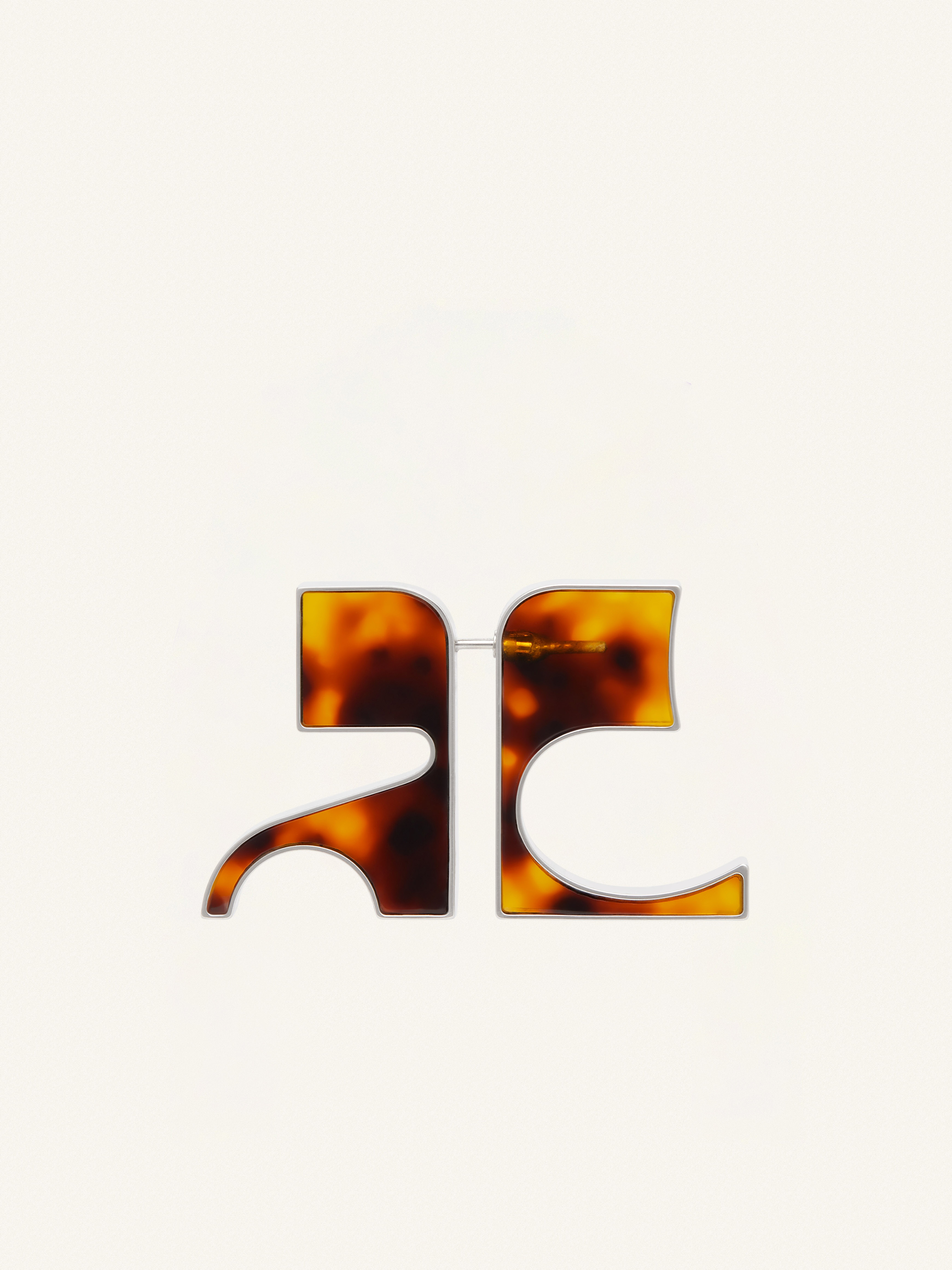 PETITE BOUCLE D'OREILLE AC ECAILLE - 1