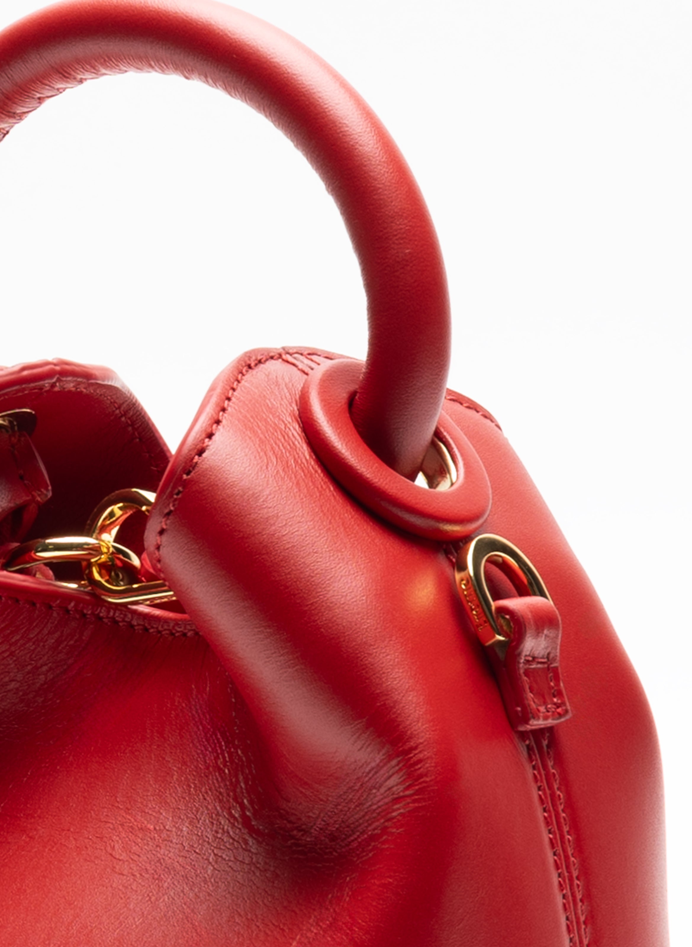 Madeleine Leather Red - 4