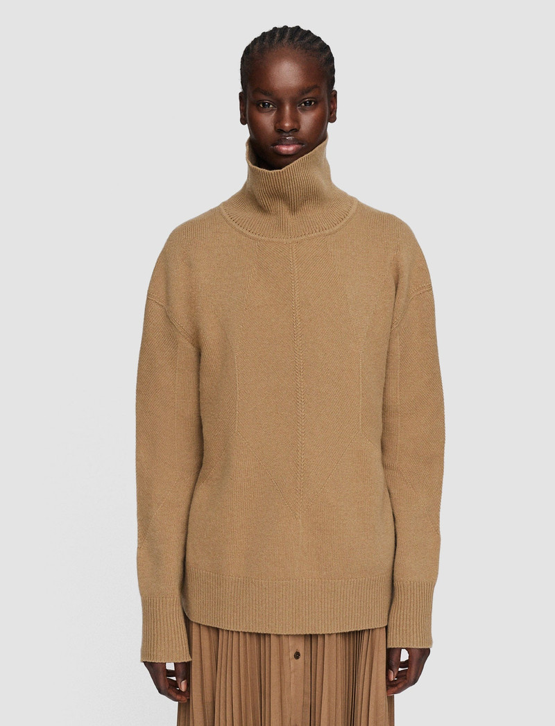Soft Wool High Neck Jumper 3