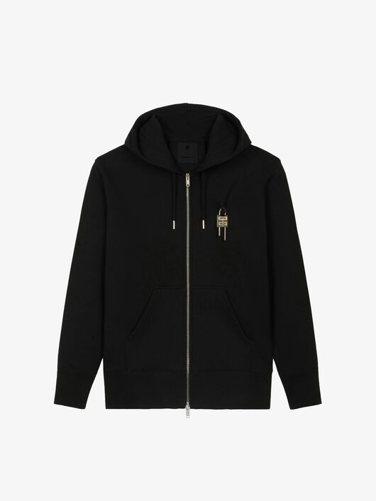 ZIPPED HOODIE WITH PADLOCK - 4