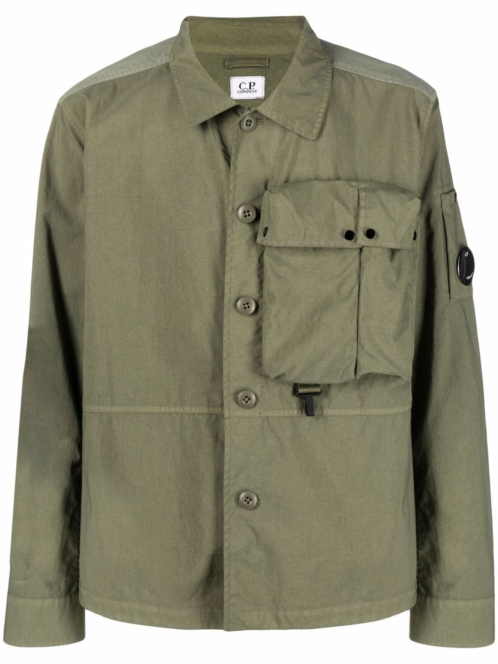 long-sleeved cargo shirt - 1